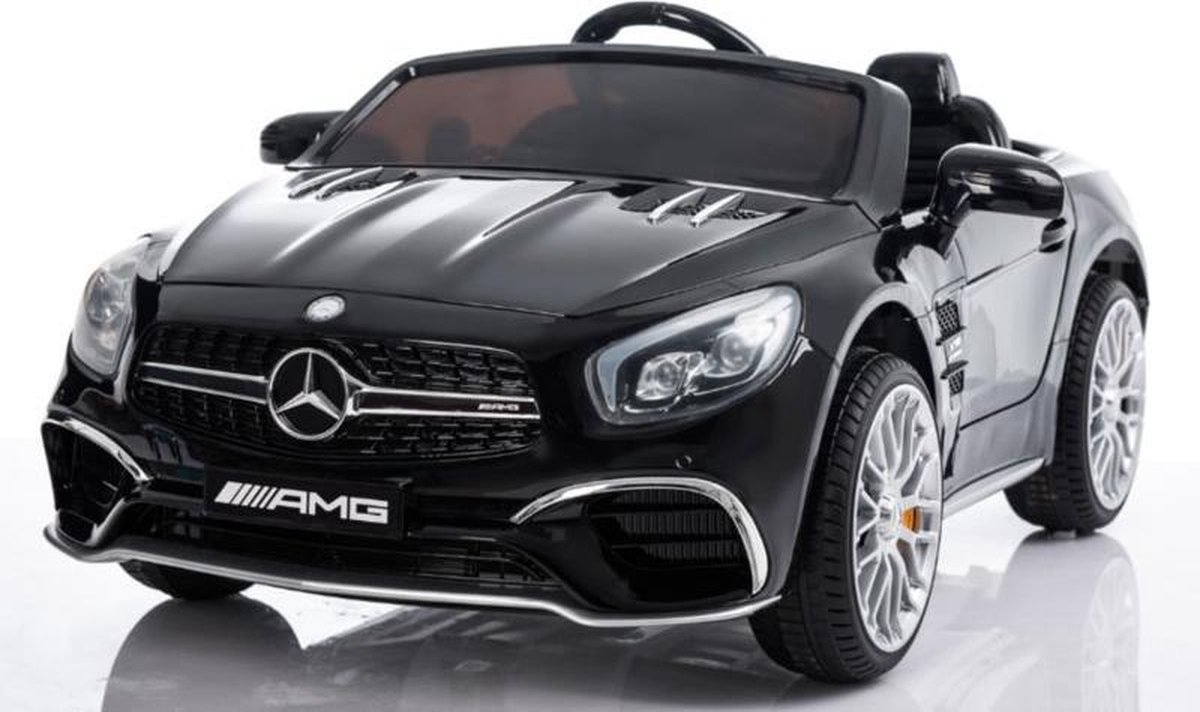 Mercedes Benz SL65 Zwart - MP4 Scherm - Softstart | Elektrische Kinderauto | Met afstandsbediening